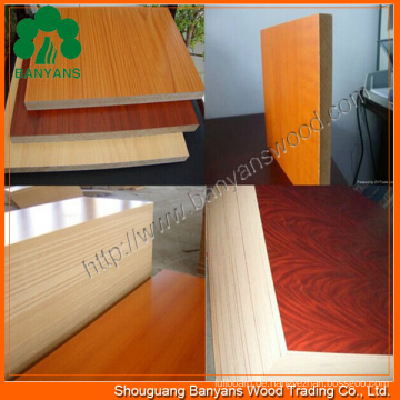 Melamin laminierte MDF / Melmine MDF-Platte / melaminbeschichtetes MDF